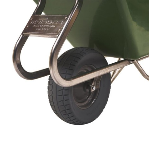 Brouette Noka 160 en aluminium roue anti-crevaison