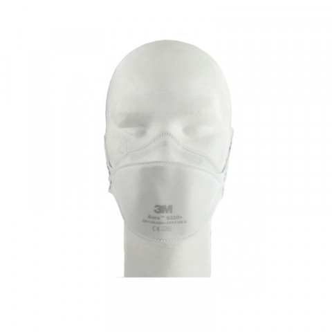Masque 3m aura 9320 anti-poussières pliable ffp2 sans soupape x 20