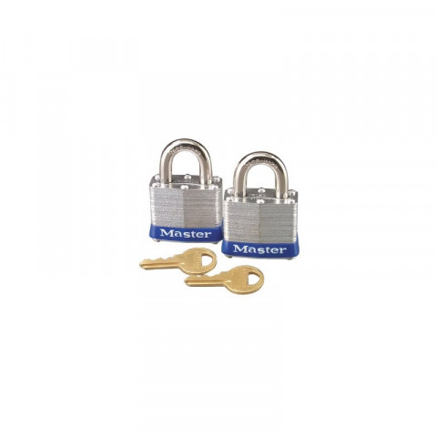 Master lock - 092786 - lot de 2 cadenas étanches 38 mm