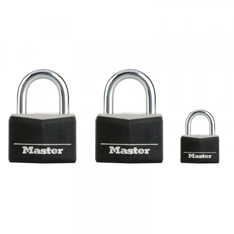 Master lock - 933317 -  lot de 2 cadenas en aluminium 40 mm
