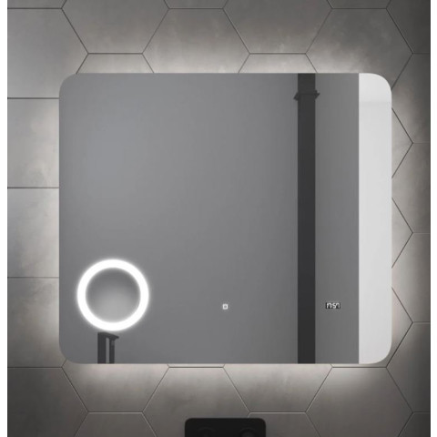 Miroir salle de bain rétroéclairé à LED 80x70x4.5 cm - ATMOSPHERE PLUS Aurlane - MIR015