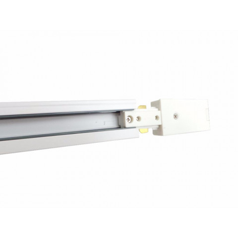Rail spot binaire monophasé 1m blanc