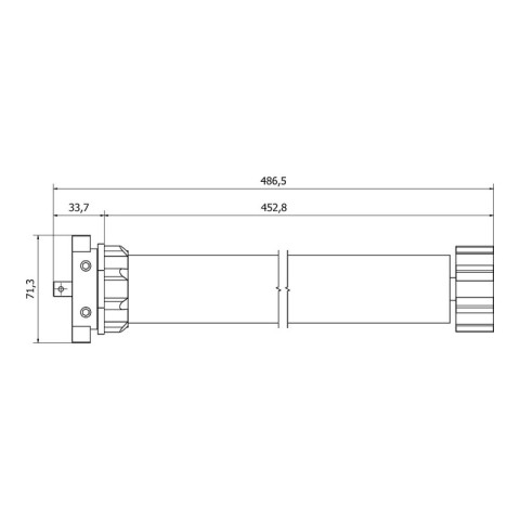 Moteur filaire ø 45 mm pour volet roulant 20 kg - 10 nm