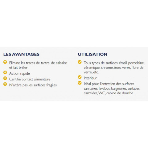 Nettoyant professionnel détartrant anticalcaire puissant - net'guard 750 ml