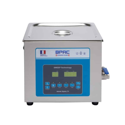 Bpac nettoyeur ultrasons 10 litres professionnel turbo + sweep + degas