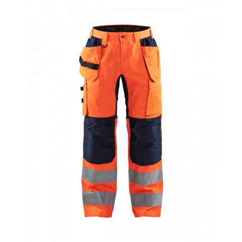 Pantalon artisan haute-visibilité stretch poches choix coloris  15521811