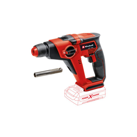 Pack einhell marteau perforateur 18v power x-change - te-hd 18/12 li-solo - starter kit power 4.0ah