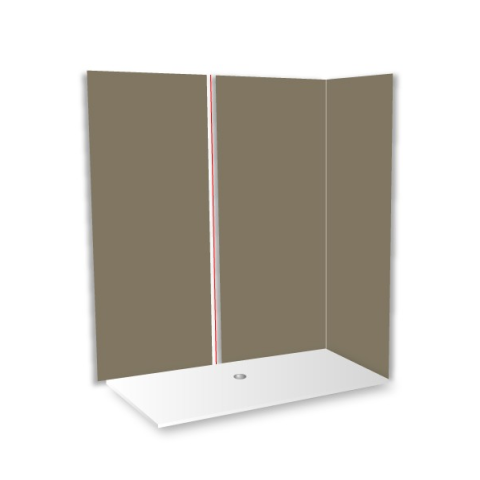 Pack extension droit 1p h2000 x l900 + profilés - couleurs aux choix