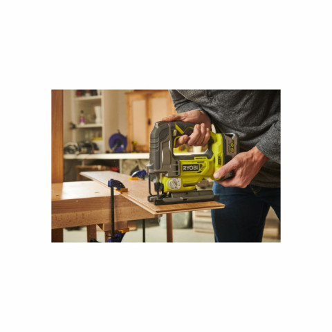 Pack ryobi scie sauteuse pendulaire r18js7-0 - 18v oneplus brushless - 1 batterie 2.0ah - 1 chargeur rapide