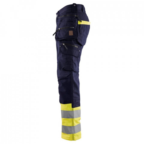 Pantalon de travail artisan x1900 haute visibilité blaklader +stretch - Couleur au choix