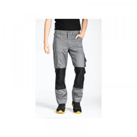 Pantalon de travail normé rica lewis - homme - taille 44 - multi poches - coupe droite - gris - mobilon