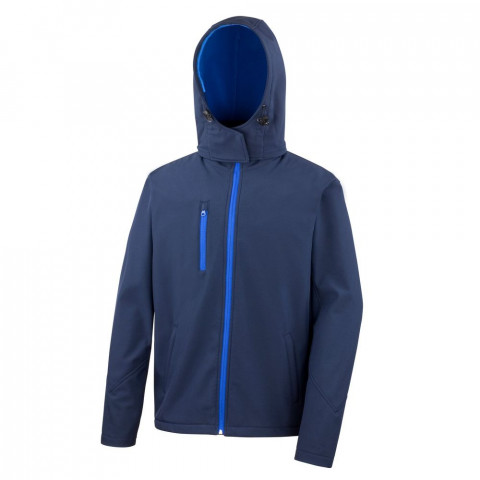 Veste softshell homme à capuche result - Coloris et taille au choix
