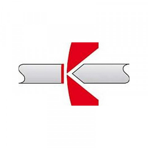 Pince coupante latérale d'électronicien Super Knips®, inoxydable, Modèle : Sans facette, pointes coudées à 60°, Long. 125 mm