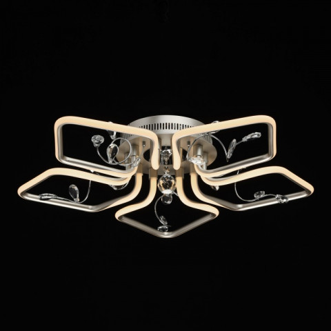 Plafonnier argenté techno   13 cm