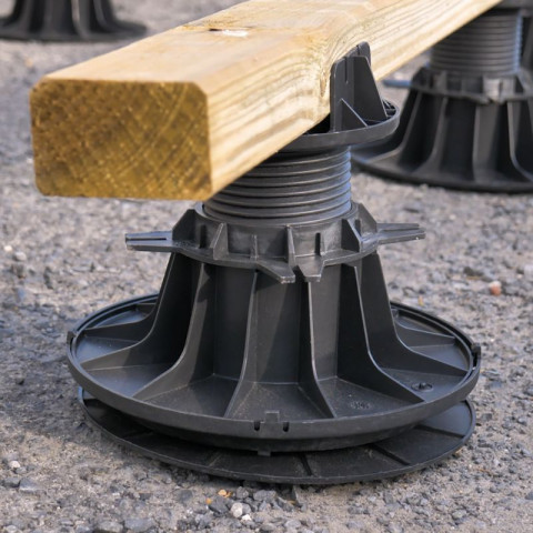 Rinno Plots Plot Autonivelant Pour Terrasse Bois Ou Composite 65 85 Mm Rinno Distriartisan
