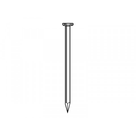 Carton de 5 Kgs soit 28730 pointes lisses à tête plate livrées en vrac 1.2x18mm ALSAFIX TP120181