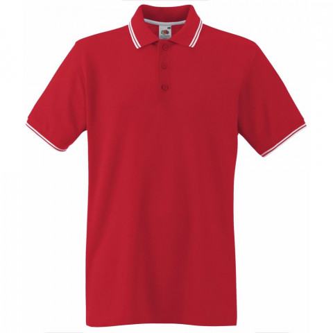 Polo col liseré fruit of the loom tipped - Coloris et taille au choix