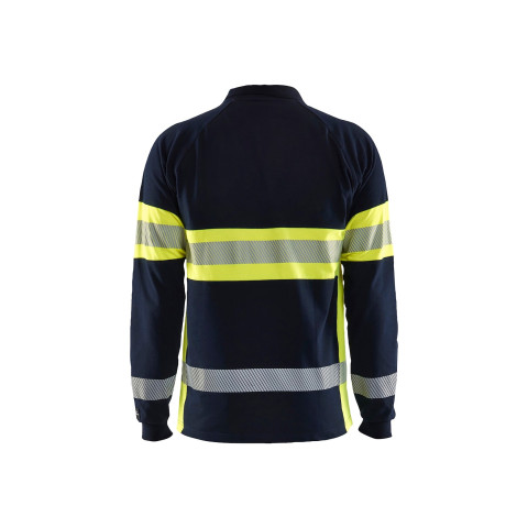 Polo piqué manches longues multinormes 34381741 - Taille au choix