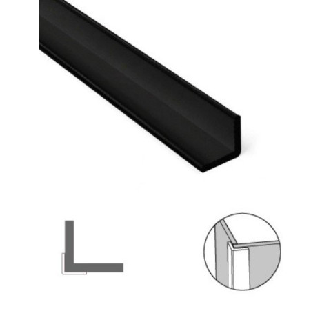 Profile alu angle sortant en l - coloris & dimensions aux choix