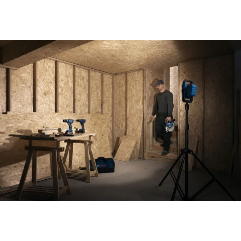 Projecteur de chantier sans-fil 18V PRO HEAVY DUTY GLI18V-3000 - BOSCH - sans batterie, ni chargeur - 06014A8100