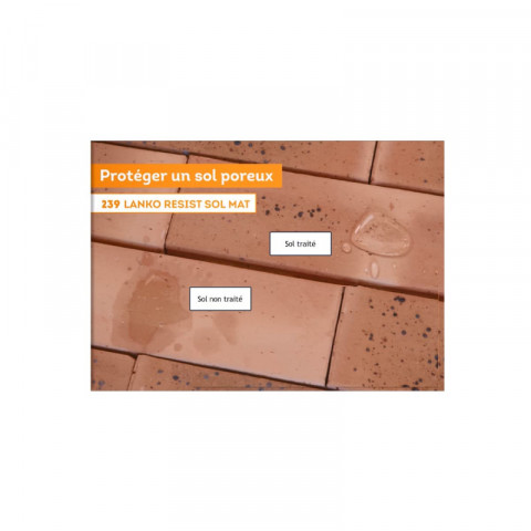 Protection anti-tâches sols 239 lanko résist sol mat, hydro oléofuge pulvérisateur parexlanko - 4,75 l - 45 m²