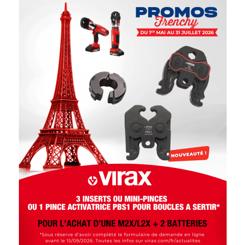 Sertisseuse M2X - 2 batteries - avec pince mère - 253551