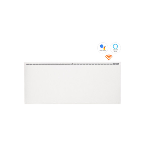 Radiateur électrique adax connecté - blanc - 1400 w - 1094x330x91 mm - famn h 14 kwt