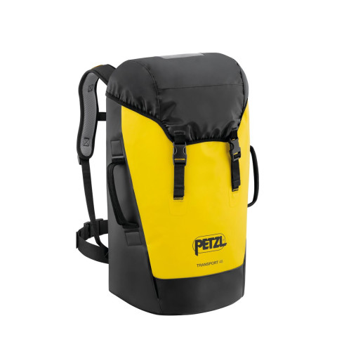 Sac de portage robuste Transport 45 - Capacité 45 L - Jaune/Noire - PETZL - S042BA00