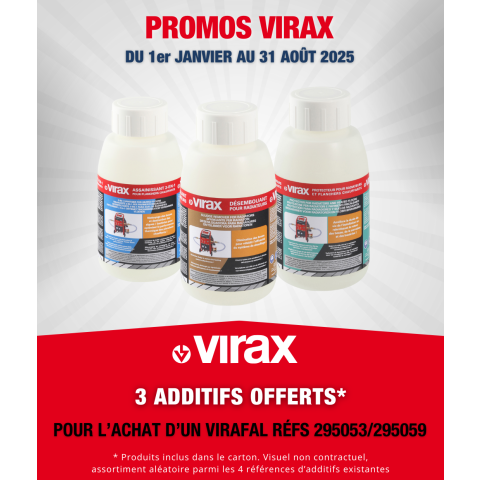 Centrale de désembouage Virax Virafal® + injecteur et réducteur + poignée (1 bidon d'additif offert) 295053