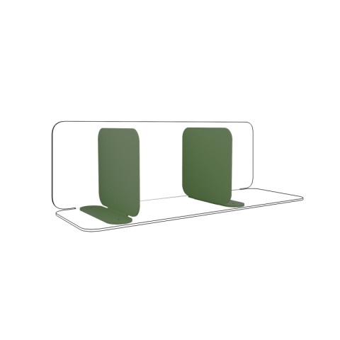 Lot de 2 serre-livres DECO-GEM, Coraline, base aimantée. L.14.2 x H.13.85 x P.4.44 cm