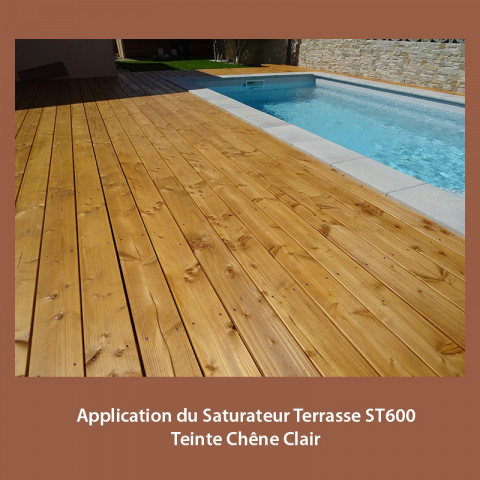 Saturateur bois piscine ST600 AnovaBois - Couleur et conditionnement au choix