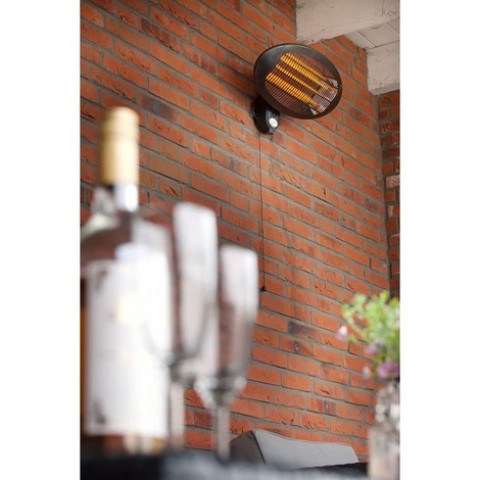 Sunred chauffage mural 2000 w quartz noir wmq2000a