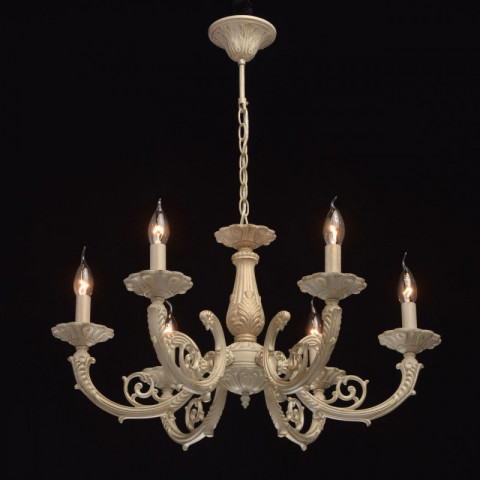 Suspension beige classic 6 ampoules 77 cm