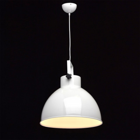 Suspension blanche megapolis 1 ampoule 170 cm