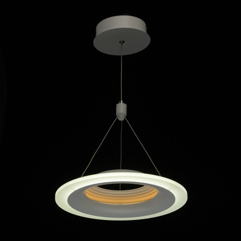 Suspension blanche techno   95 cm