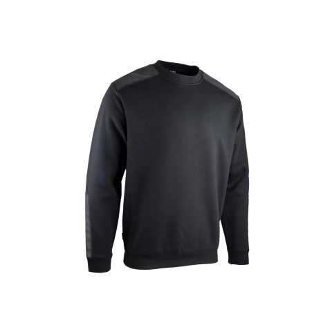 Sweat col rond bicolore - LMA - Noir - 8091-XL