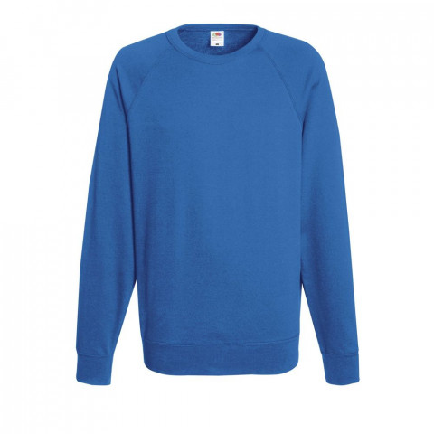 Sweat-shirt léger manches raglan fruit of the loom lightweight - Coloris et taille au choix