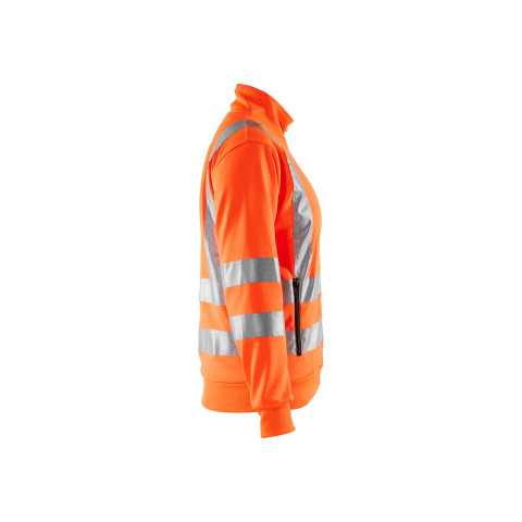 Sweat zippé haute-visibilité femme 33081974 - Couleur au choix