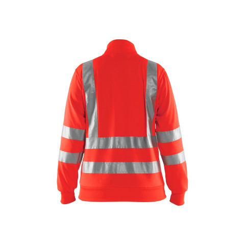 Sweat zippé haute-visibilité femme 33081974 - Couleur au choix