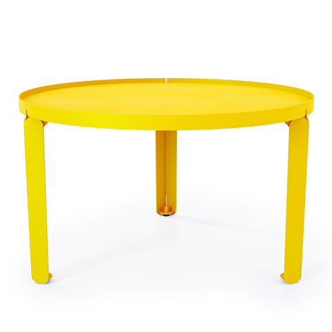 Table basse ronde DECO-GEM, Jade. A monter soi-même. Ø70.5 cm H.42 cm