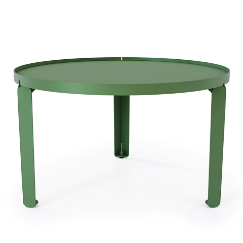 Table basse ronde DECO-GEM, Jade. A monter soi-même. Ø70.5 cm H.42 cm