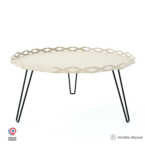 Tables basses de jardin en Acier - Aura