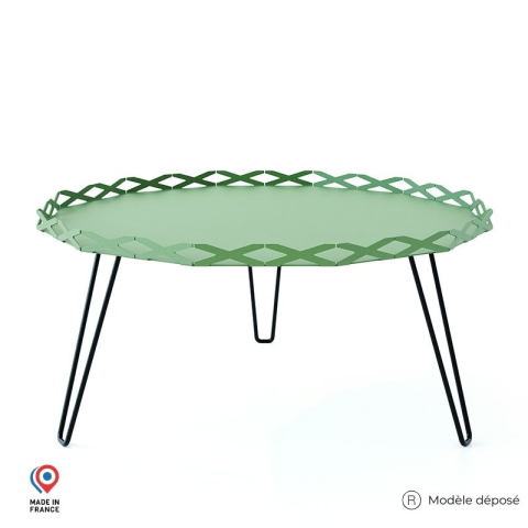 Tables basses de jardin en Acier - Aura