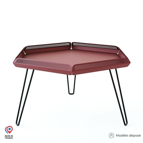 Tables basses de jardin en Acier - Céleste