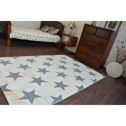 Tapis scandi 18209/063 - étoiles - Dimension au choix