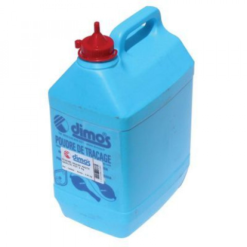 Biberon 200g de poudre à tracer - Bleu