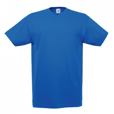 Tee-shirt col v fruit of the loom valueweight manches courtes - Taille et coloris au choix