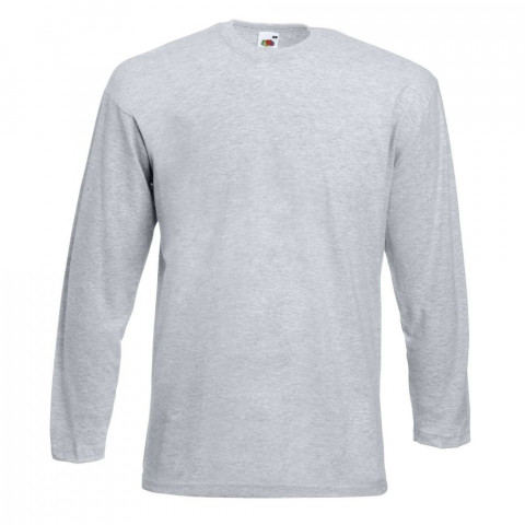 Tee-shirt manches longues fruit of the loom valueweight - Coloris et taille au choix