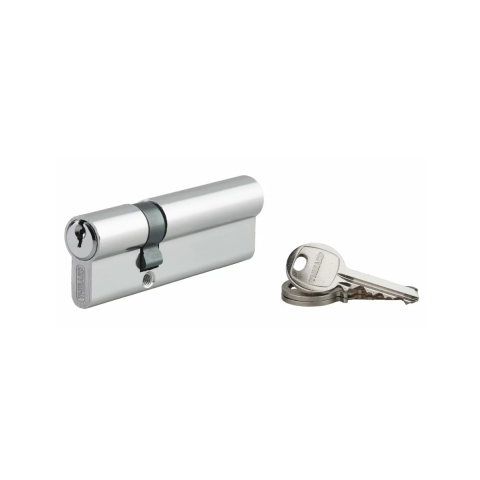 Cylindre de serrure à clé crantée Ecopro nickelé - 30 x 60 - Varié - THIRARD - 00007391