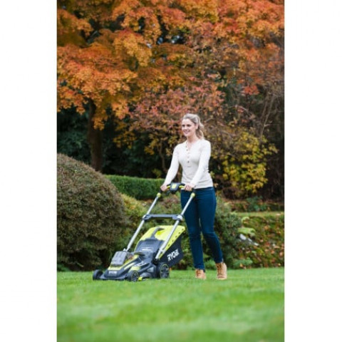 Ryobi Tondeuse 36v Brushless Coupe 40cm 1 Batterie 5 0ah 1 Chargeur Rlm36x41h 50 Distriartisan